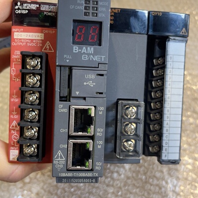 三菱PLC模块型号齐全Q12DCCPUV有Q61SP-议价