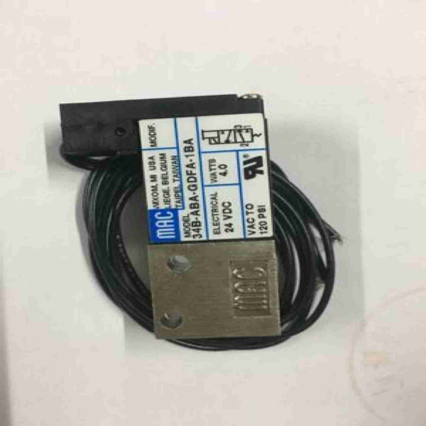 议价-现货MAC电磁阀34B-ABA-GDFA-1BA全新原装DC24V当天发货