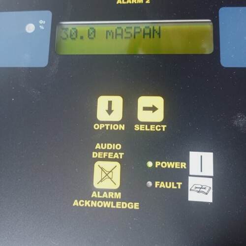 ENMET ISA60M GAS OXYGEN MONITOR ALARM2 3RELAY 100240VAC09A.5