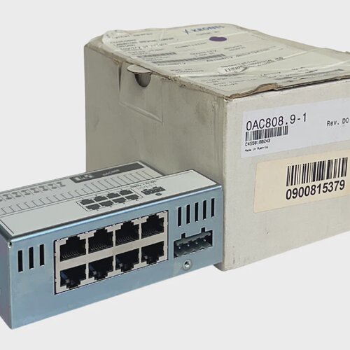 BR0AC808.910AC80891工业8端口EtherNetHUB24VDC0AC808NSMP