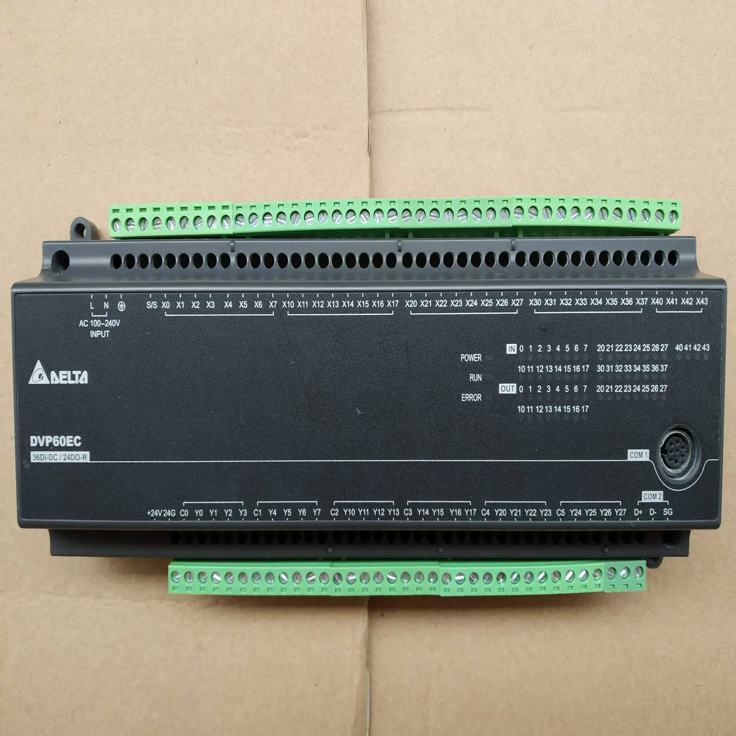 【议价】DVP60EC00R3台达PLC外观漂亮，测试适用