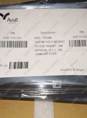 AVIAT EXD156001 DATA ACCESS CARD DAC 155OM