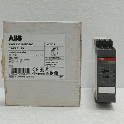 ABB CTERS.12S OnDelay Time Relay 1SVR730100R3100 24240V New