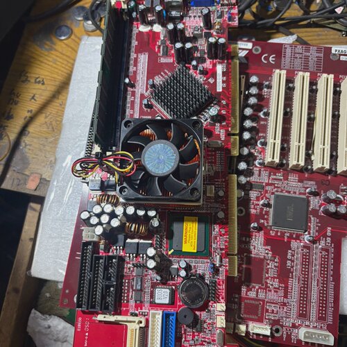 威达工控机主板SAGP845MEVVER2.1带内存