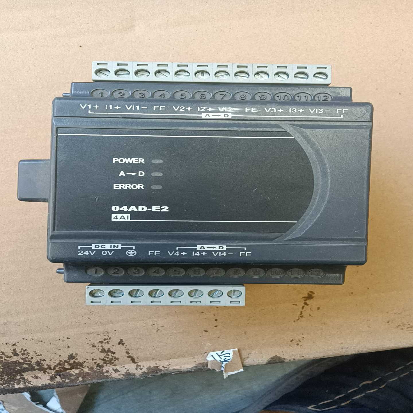 台达DVP04AD一E2，拆机，实物拍摄，有意私聊议价如图-议价