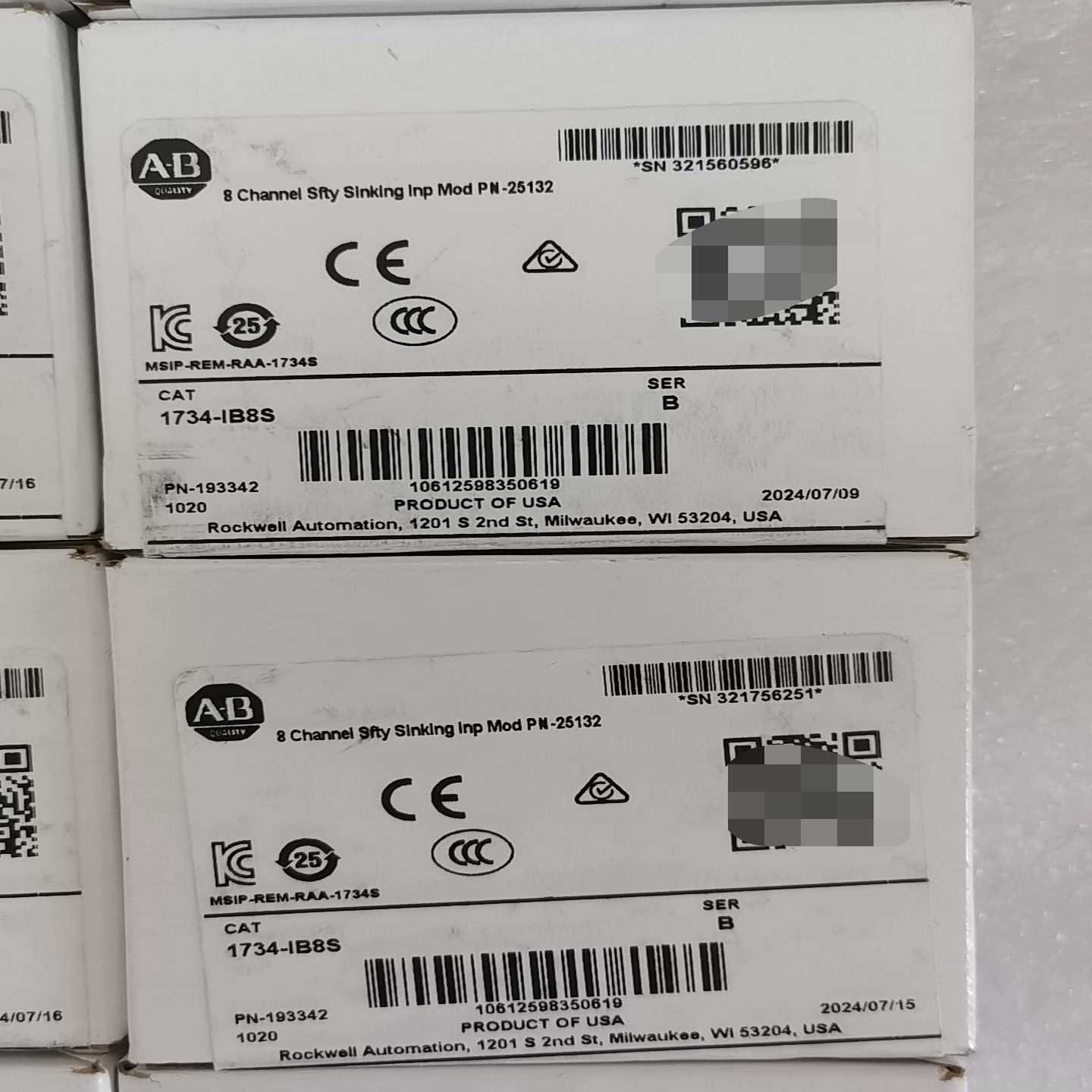 1734-IB8SAB罗克韦尔原装原标正品！全新未