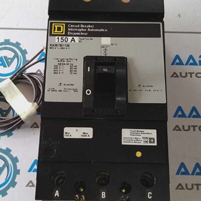 Square D KA361501139 Circuit Breaker 3 POLE 150A 600VAC NEW