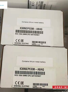 议价IC695CPE330 GE PACSystems RX3i系列1GHZ 64MB CPU处理器 议