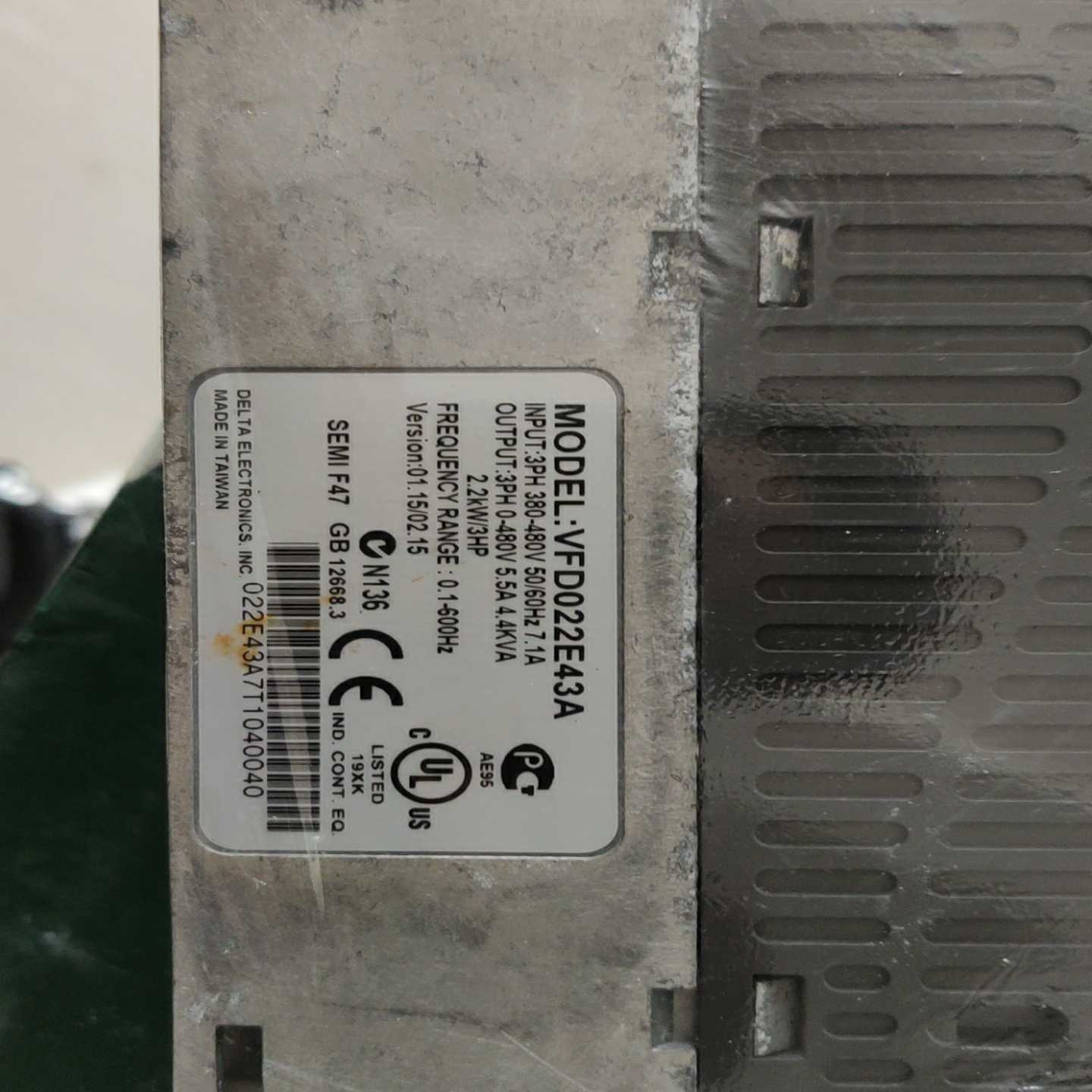 台达vfd022e43a，整机或者底座都有，功能的联询价