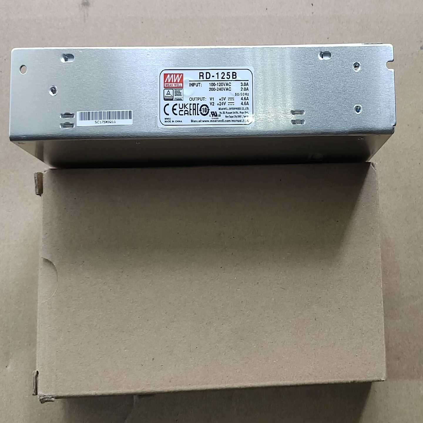 议价正品原装全新明纬开关RD-125B