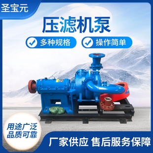 多级水泵煤泥污泥处理厂压滤机水泵 入料泵入料增压杂质泵卧式
