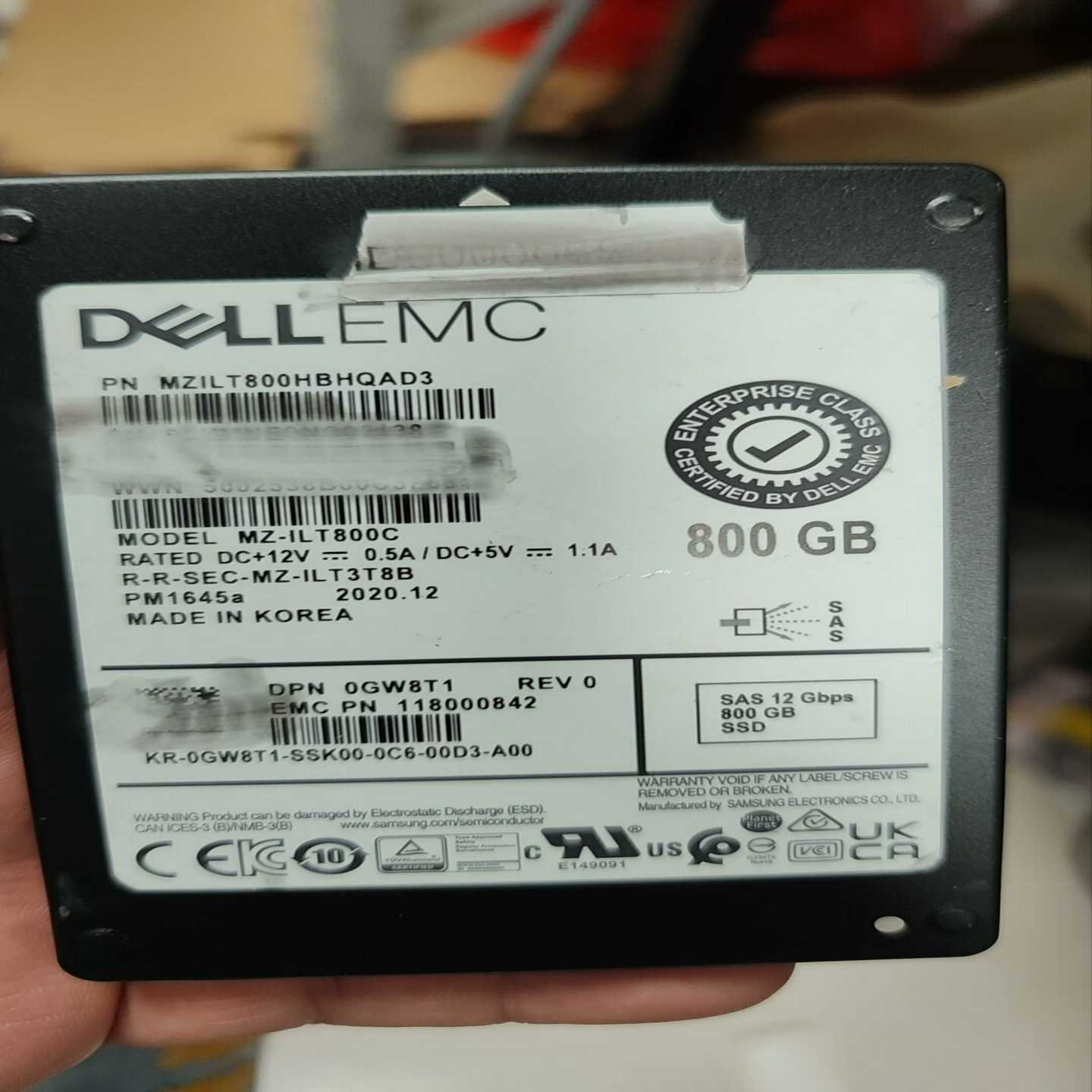 dellemc800GBPM1645ASSD固--议价商品