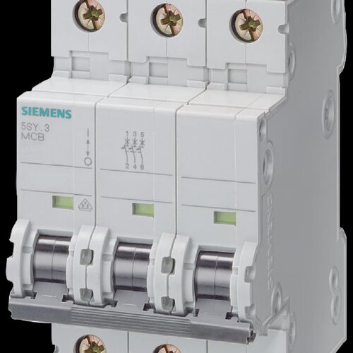 Siemens Contacteur de Puissance C 10A 5SY63107 400 V 6kA 3po