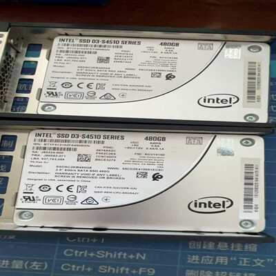 询价~英特s4510 480g 固态硬盘  有2个，200