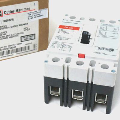 Nuevo CUTLER HAMMER FD3030VL Disyuntor Ser. C 30A 600VAC 3 P