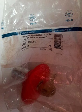 议价全新正品PARKER按扭头（红色）ZB2BS24