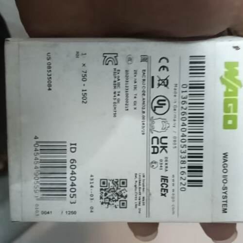 德国WAGO万可模块7501502德国原厂-询