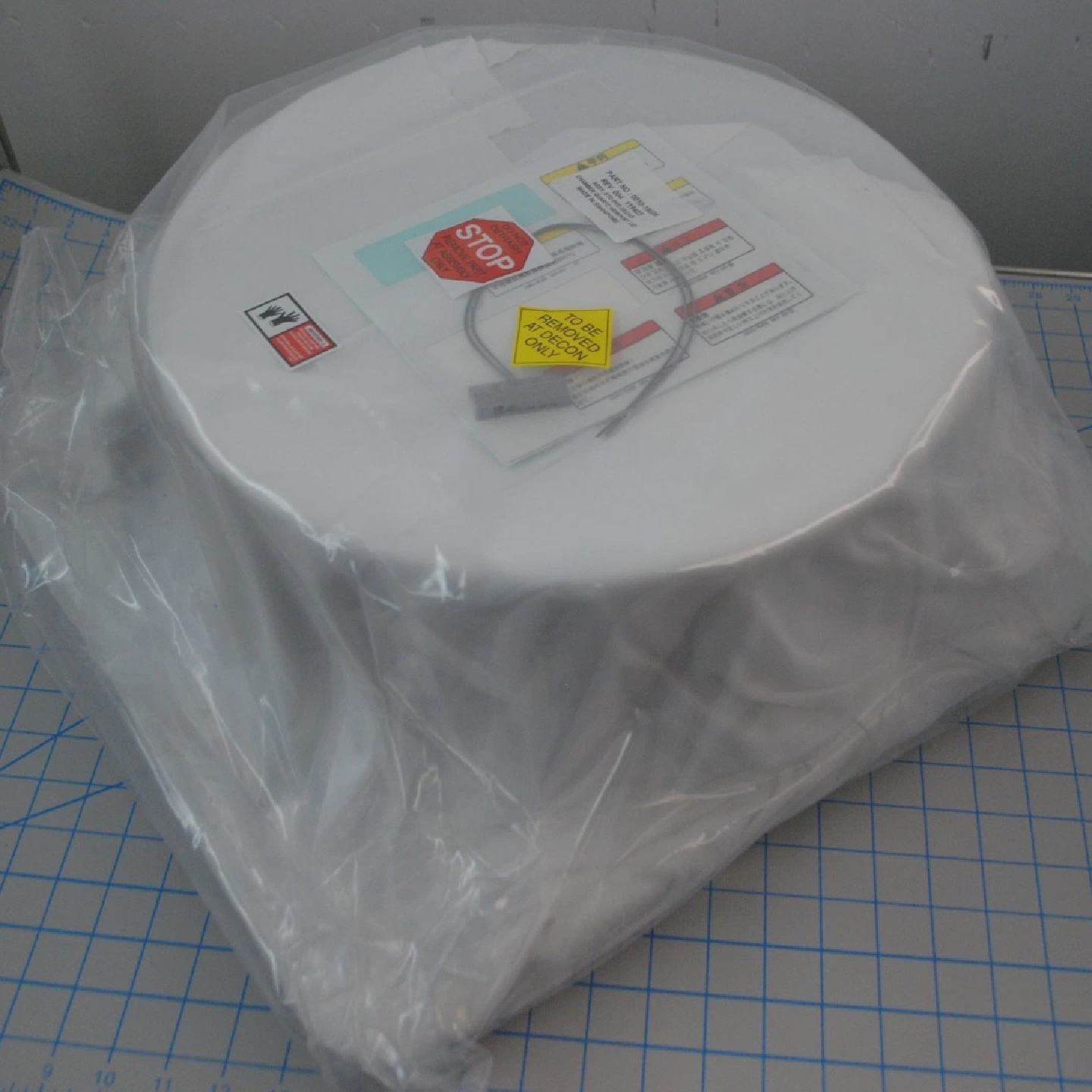 001019026  STD PVD DEAGAS CHAMBER QUARTZ VIEWPORT LID  APPLI - 实物图