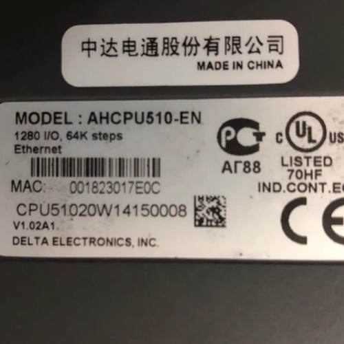 【询价】DELTA台达CPU模块AHCPU510-EN