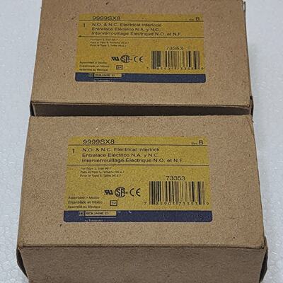 2x Square D 9999SX8 Nema Motor Inicio  Contactor 1 No  1 Nc