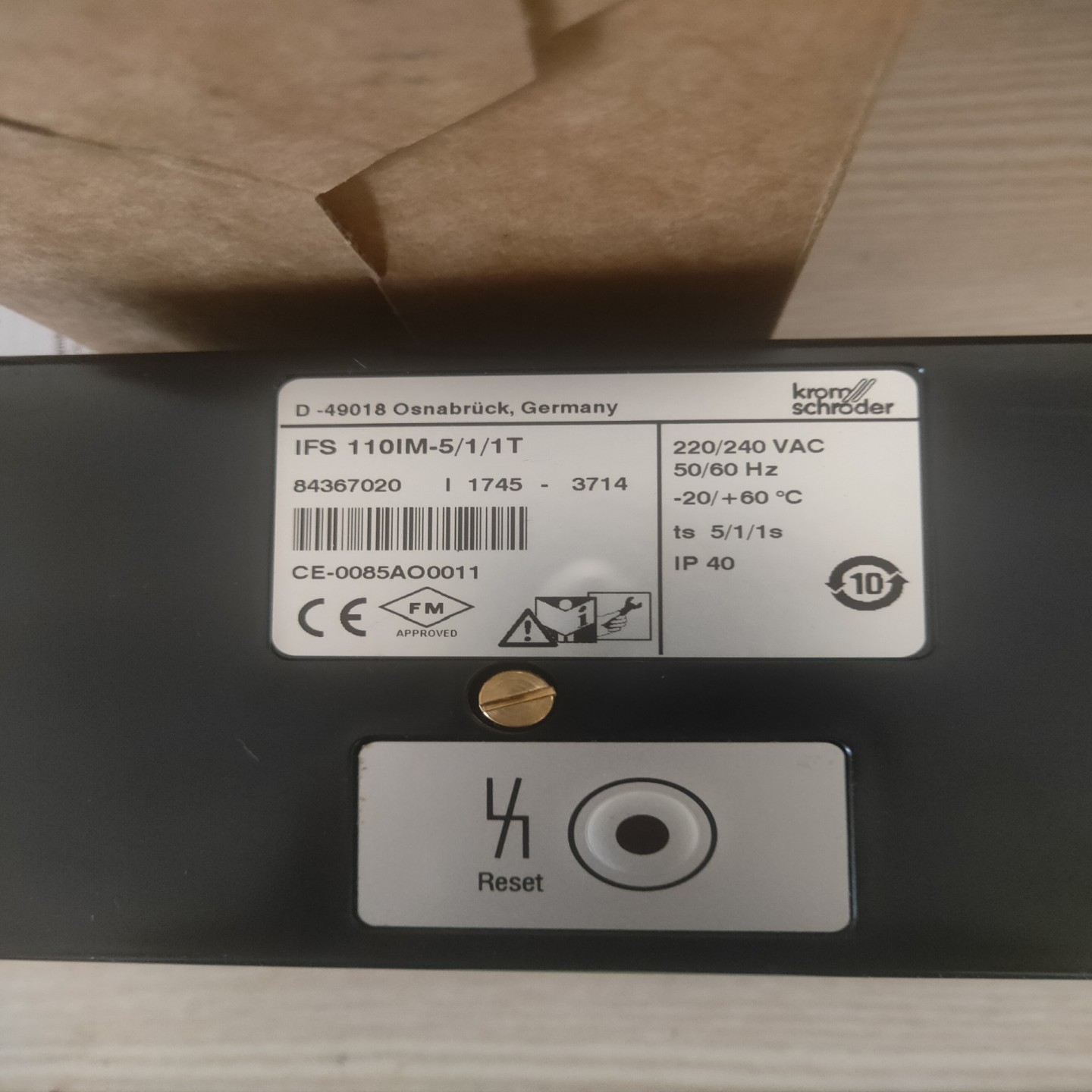 控制器德国IFS110IM-511T