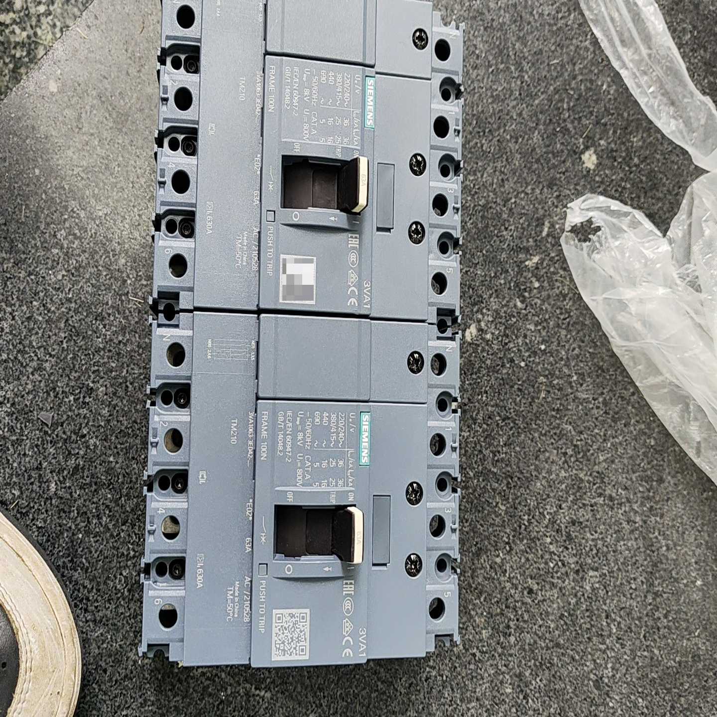 塑壳断路器3VA1063-3ED42-0AA0询价