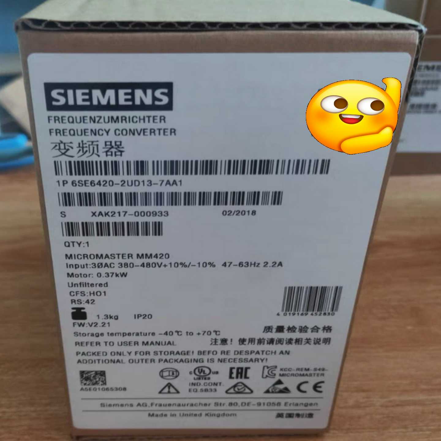 6SE6420-2UD13-7AA1MM420变询价