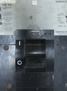 SQUARE D LAL36000 3P 400A 600VAC MOLDED CASE CIRCUIT BREAKER