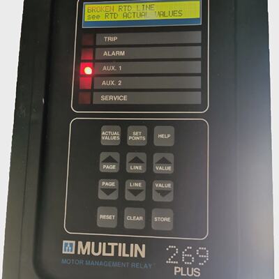 Multilin 269 PLUS MOTOR MANAGEMENT RELAY 269PLUSD0100P120  T