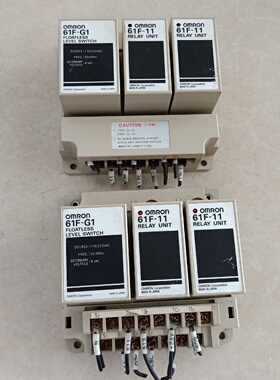 议价OMRONOMRON水位控制器61F-G1 61F-11 原装拆机实图 二手