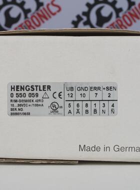 HENGSTLER 0 550 059 RI58O2500EK.42RD ENCODEUR  Garantie 6 mo