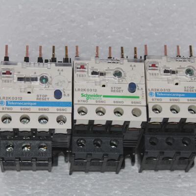 Lot of 3 Schneider Telemecanique LR2K0312 TeSys K differenti