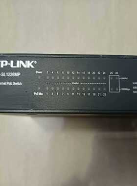 议价普联TP-LINKTL-SL1226MP24口POE交换