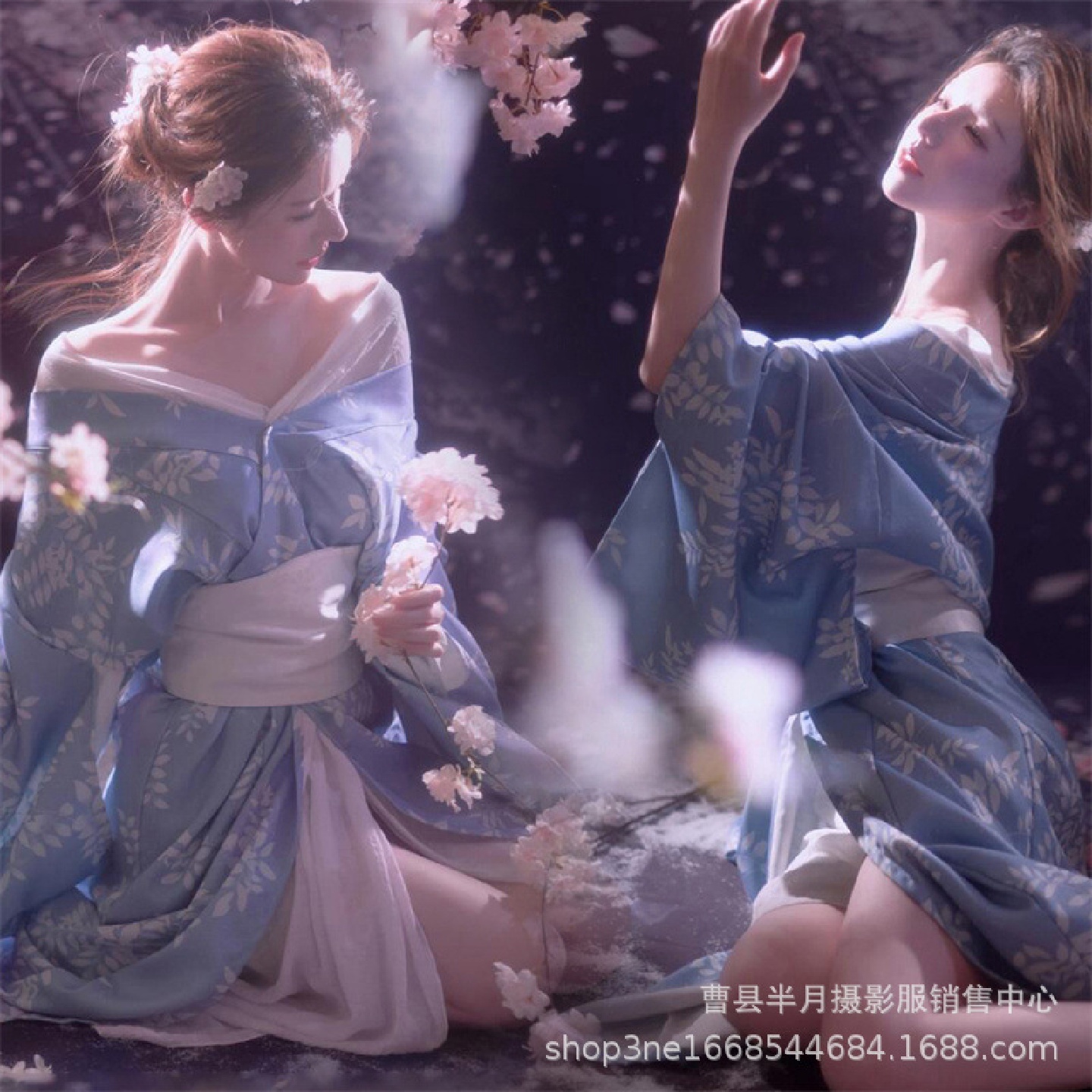 影楼新款摄影时尚少女和服改良日式正装传统浴衣日系写真拍照服装