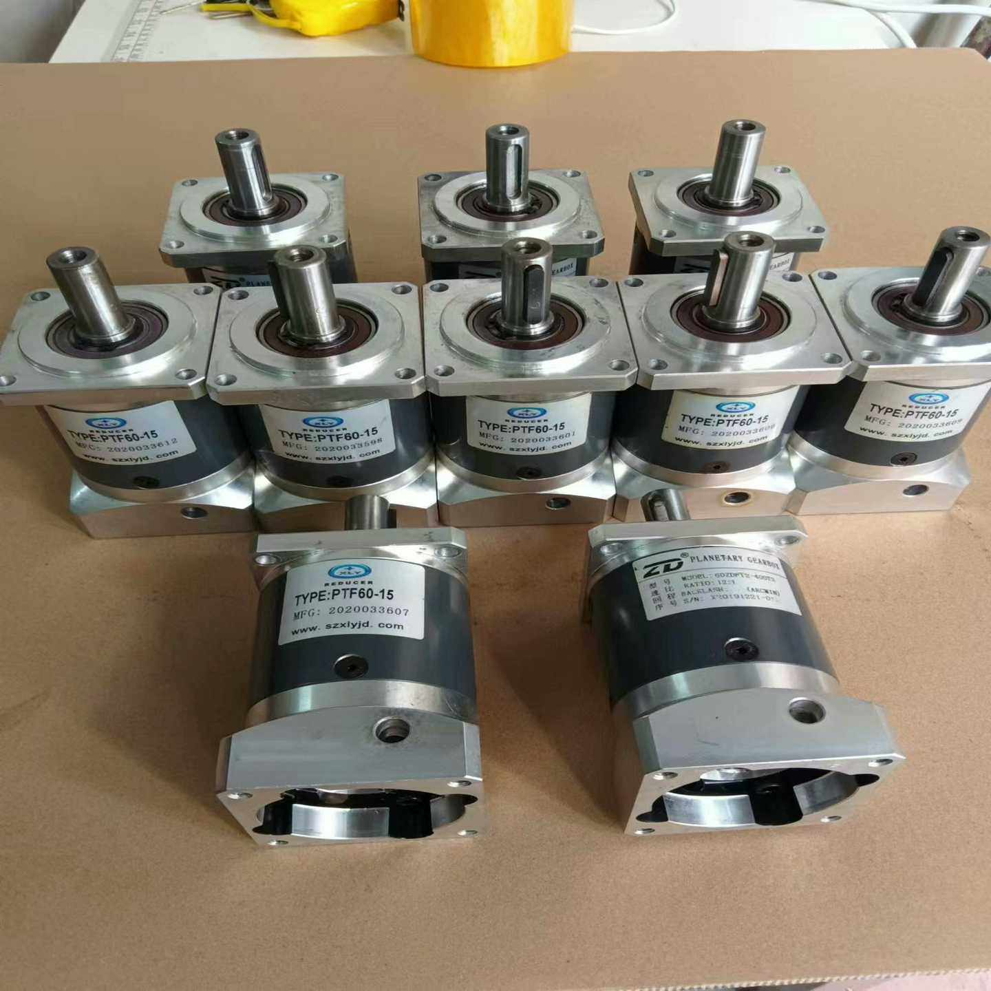 200一400瓦行星减速机：新立盈PTF60一15/速比15--议价商品