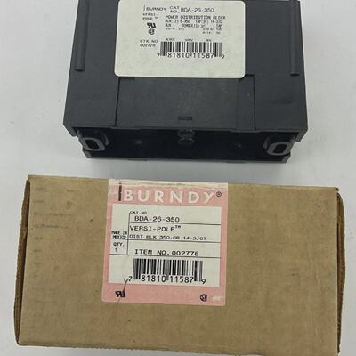 BURNDY BDA26350 DISTRIBUTION BLOCK VERSIPOLE