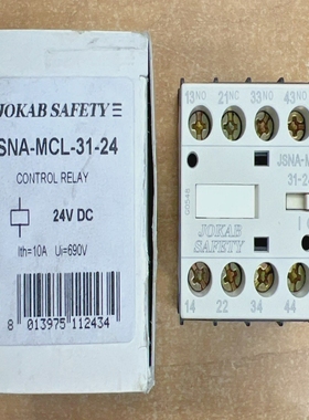 JokabSafetyJSNA-MCL-31-24ControlRelay24VDC*NewinBox*