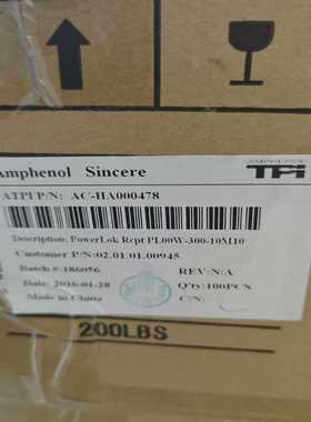 Amphenol 安费诺 PL00W-300-10M10 连~询价