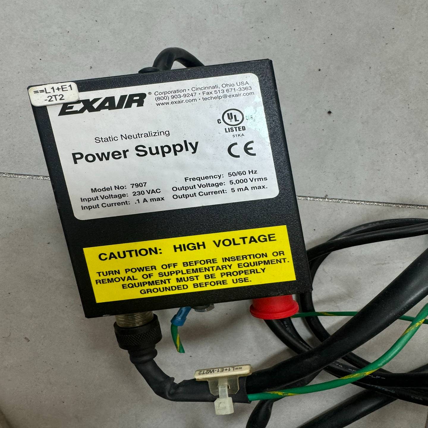 EXAIR 7901美国进口除静电装置电源 二手拆机件高压发--议价