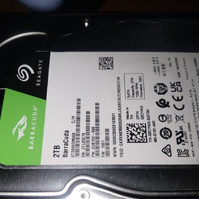 议价Seagate 2Tb Hdd Barracuda Series Model St2000适用