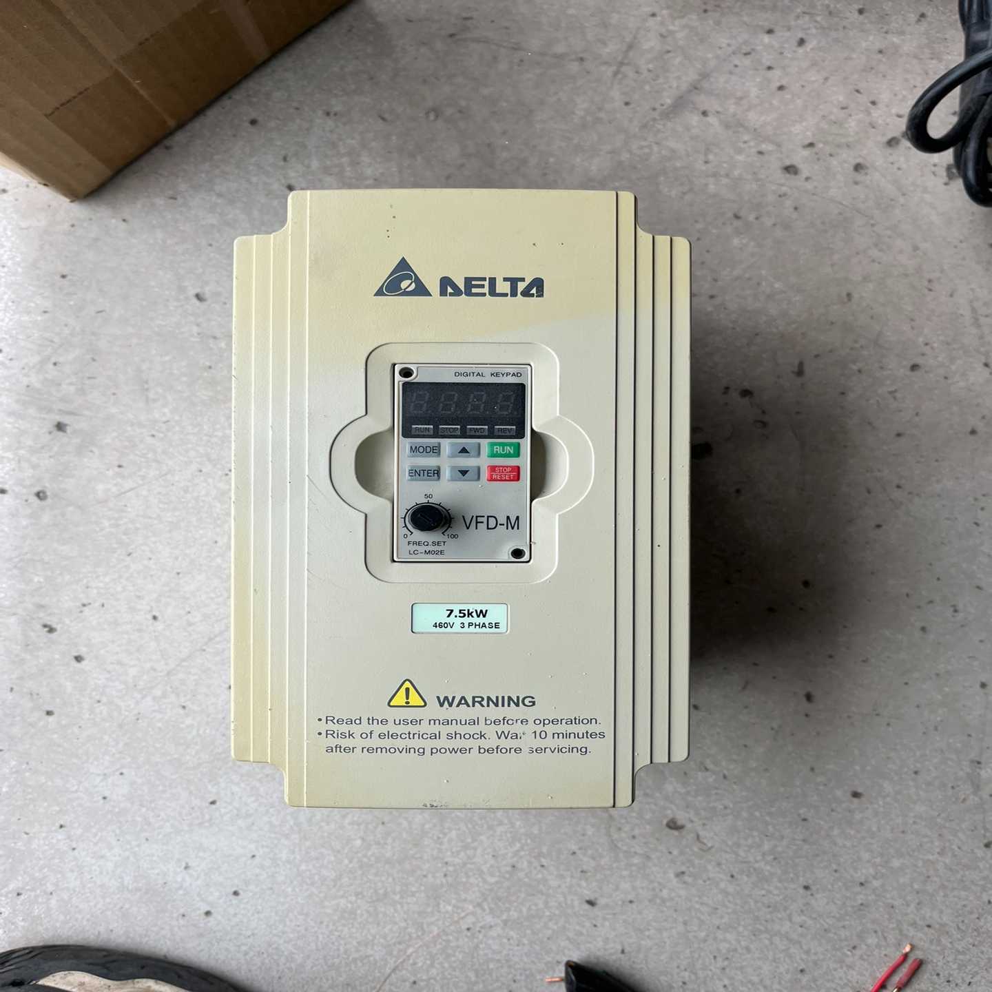 台达变频器7.5KW VFD075M43A ，成色实拍前询价