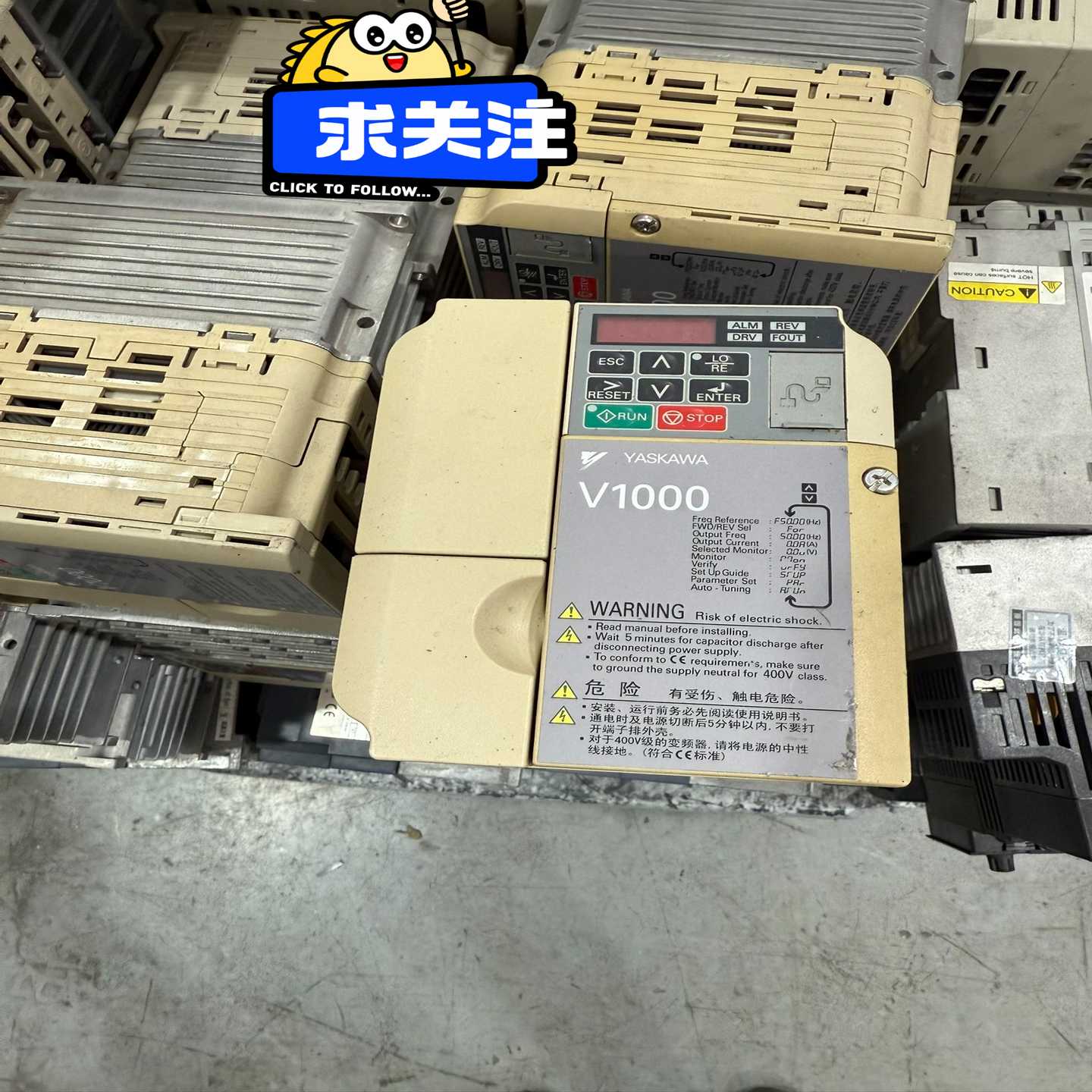 安川V1000变频器CIMR-VB4A0004BBA1.5询价