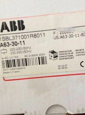 询价*A633011A633011220VAC接触器Y0
