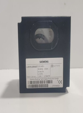 SiemensLOK16.250A27OilBurnerControl
