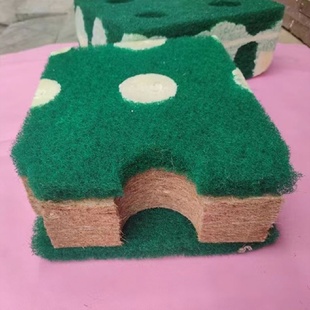 聚酯纤维浮床水上种花生态浮岛漂浮种植盆无土栽培水池造景种植