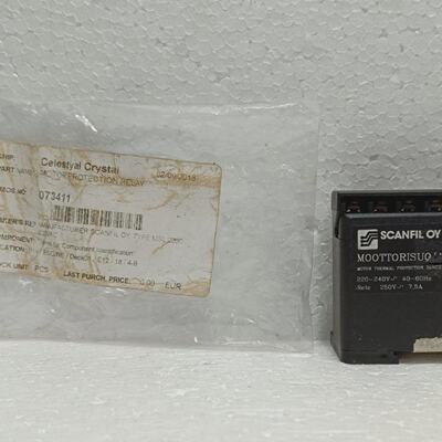Scanfil OY MSL220C Motor Protection Relay 220240V 7.5A Moott