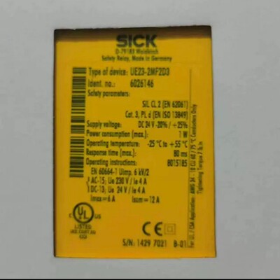 sick德国西克安全继电器UE23-2MF2D3/60261（电子设备）