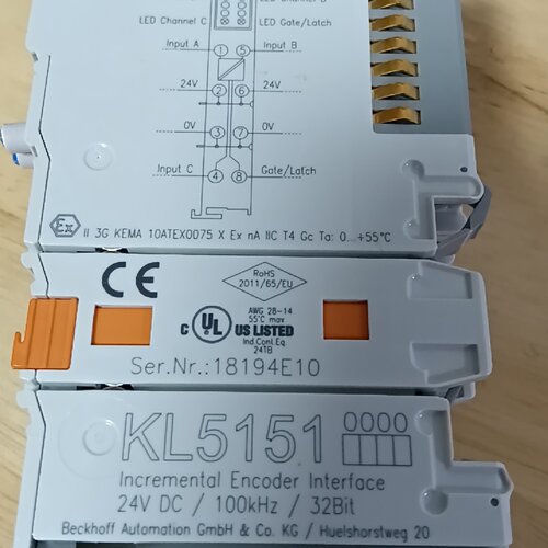 倍福KL5151增量编码器接口模块德国24VD-询