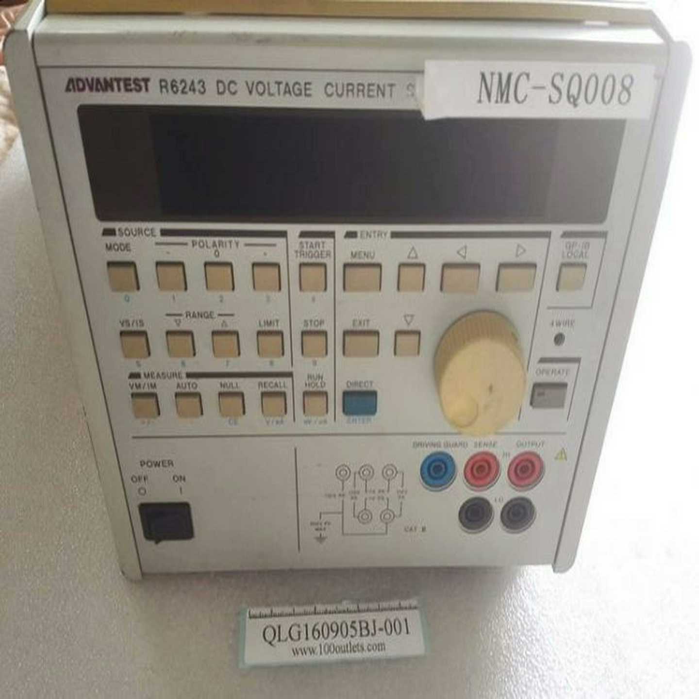 询价~爱德万Advantest R6243直流电压和电流源9成新