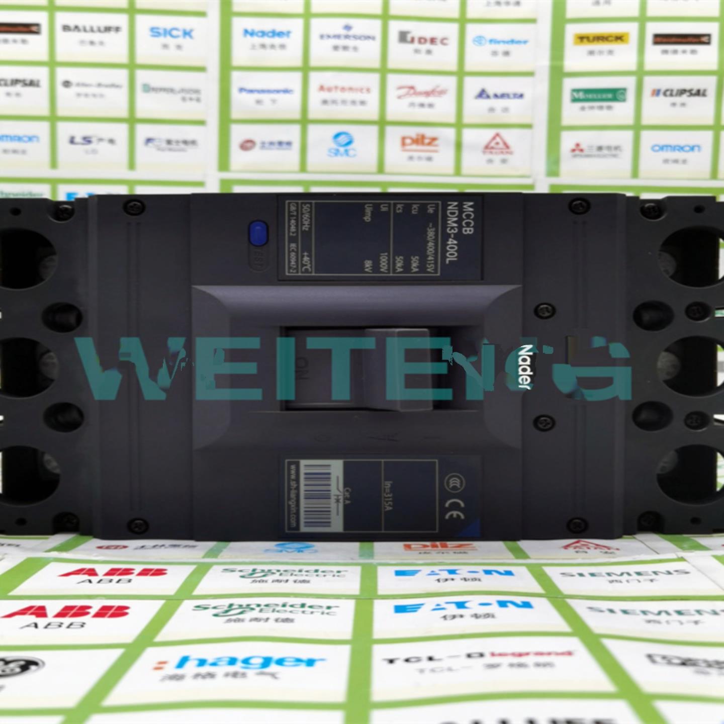 隆兴Nader上海良信 NDM3-400L3300 315A 塑壳断路器三相MCCB空*